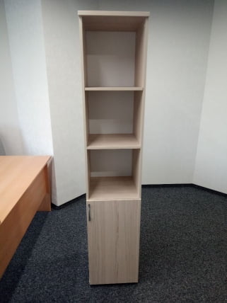 Шкаф высокий полуоткрытый Глассй 6.19.12Пр Туя / Glassy_4