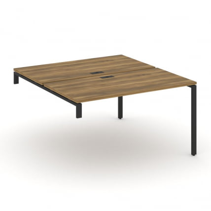 Двойной стол-надставка на опорную тумбу CОНCЕПТ CН.ДСН-003 Сандал Янтарный Антрацит / CONCEPT CN.DSN-003_0