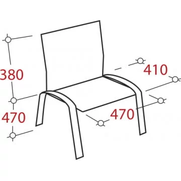 Стул ЗП_УП_ЕЧаир Рио ИЗО хром пластик синий 573684 / ZP_UP_EChair Rio_1
