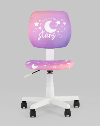 Кресло компьютерное детское ЛОЛО Старрй Нигхт пластик белый / Starry Night_7