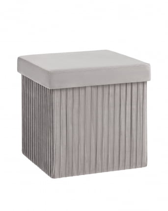 Пуф складной с ящиком Сторе Скуаре Серый / Store Square_0