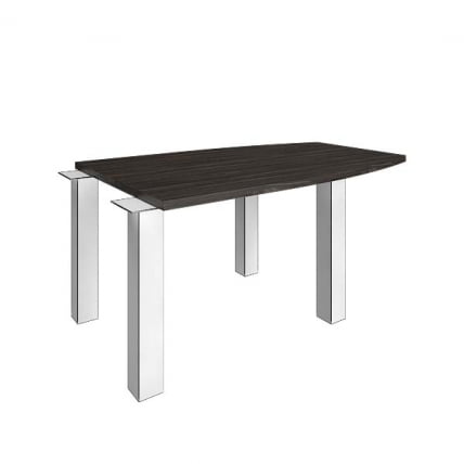 Элемент стола переговоров без опор ЙАЛТА ЛТ-СО Суар Темный / YALTA LT-SO_0