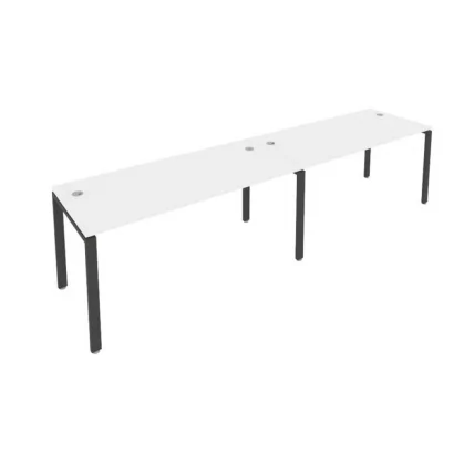 Рабочая станция на 2 раб.места Метал Сйстем Б.СМ-2.4 Белый/Антрацит / Metal System_0