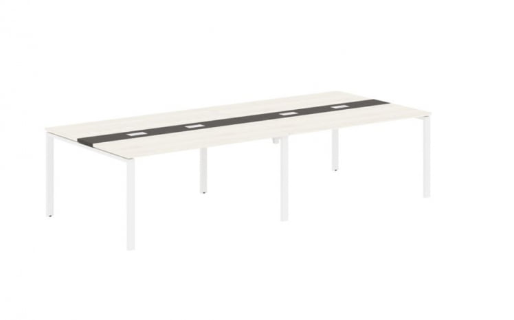 Переговорный стол ЕДИС ЕУCТ 3114 Ясень Траун Мокко Белый / EDIS EUCT_0