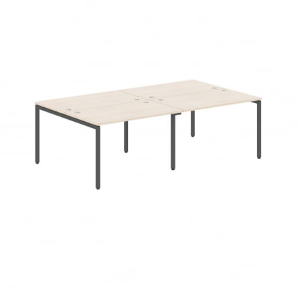 Стол четырехместный КСТЕН-С КСВСТ 2414 Бук тиара/антрацит / XTEN-S XWST_0