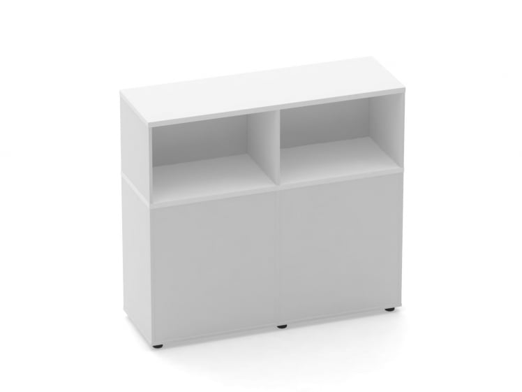 Тумба комбинированная высокая для рабочего модуля Дека 9.04.125 Белый / Deka_2