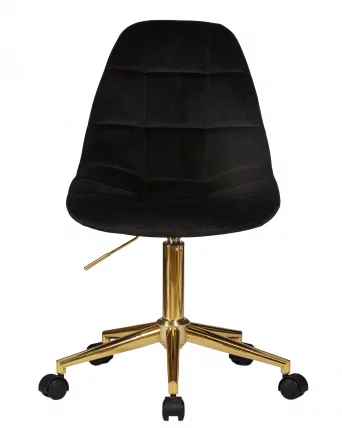 Офисное кресло для персонала ДОБРИН ДИАНА Чёрный велюр МДЖ9-101 / DOBRIN DIANA MJ9-101_5