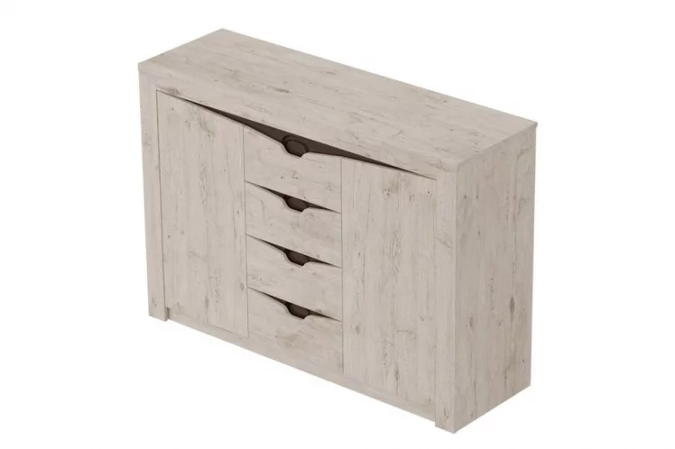 Тумба с ящиками и дверцами Соренто 19 Дуб бонифаций_0