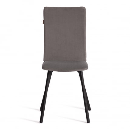 Стул обеденный Ла Роуссе велюр, серый/черный, 29, 49х50х93 / La Rousse_3