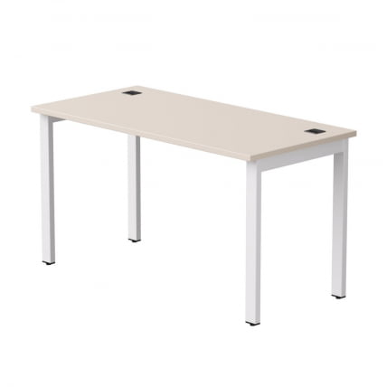 Стол прямой на металлокаркасе, опоры 90 гр Еверпроф ЕВО 254С007 Кашемир Белый / Everprof EVO 254S007_0