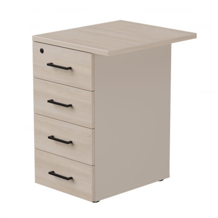 Тумба приставная с топом Еверпроф ЕВО 254Т1203 Дуб Соната Кашемир / Everprof EVO_0