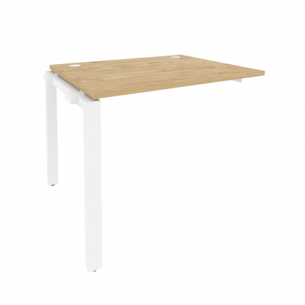 Наборный элемент рабочей станции на П-образном м/к ОНИКС О.МП-1.НРС-1.8 Тиквуд Светлый/Белый / ONIX O.MP-1.NRS-1.8_0