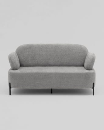 Диван Кэнди ткань букле светло-серый_6