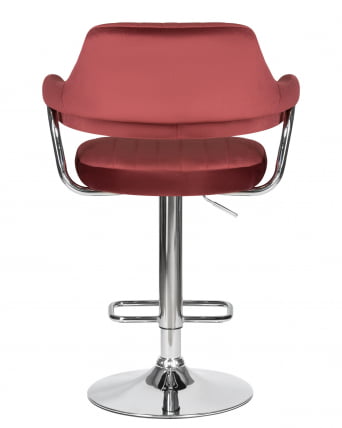 Стул барный ДОБРИН CХАРЛЙ Винный велюр МДЖ9-35 / DOBRIN CHARLY MJ9-35_4