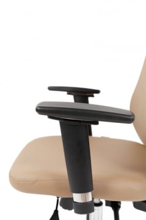 Офисное кресло CХАИРМАН 500 ЛЮКС (ЛУКС) ЭКО экокожа Бежевый / CHAIRMAN (LUX)_9