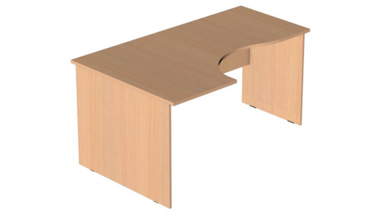 Стол компьютерный угловой Р.СКУ-16 (левый) Дуб сонома светлый_0