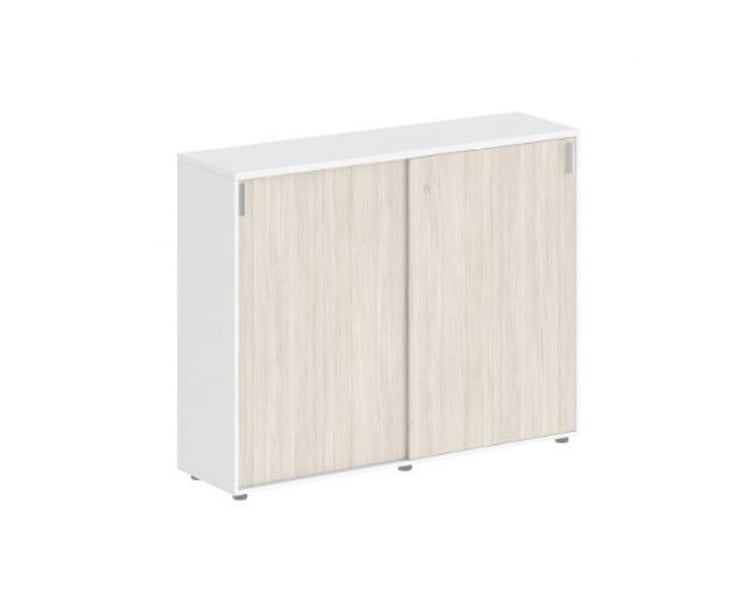 Шкаф-купе средний с замком Сигма СГ.713.ВХ.ОЛ Белый Дуб светлый / Sigma SG.713.WH.OL_0