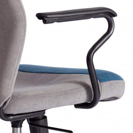 Кресло АВИАТОР флок, ткань , синий/серый/серый, 32/29/В2-1 / AVIATOR 32/29/W2-1_6