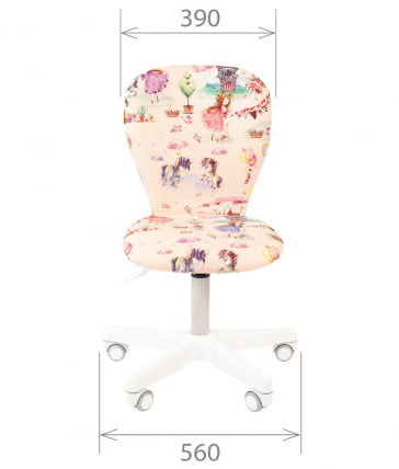 Детское кресло CХАИРМАН ТИН (Кидс) 105 белый пластик Автобус / CHAIRMAN (Kids)_3