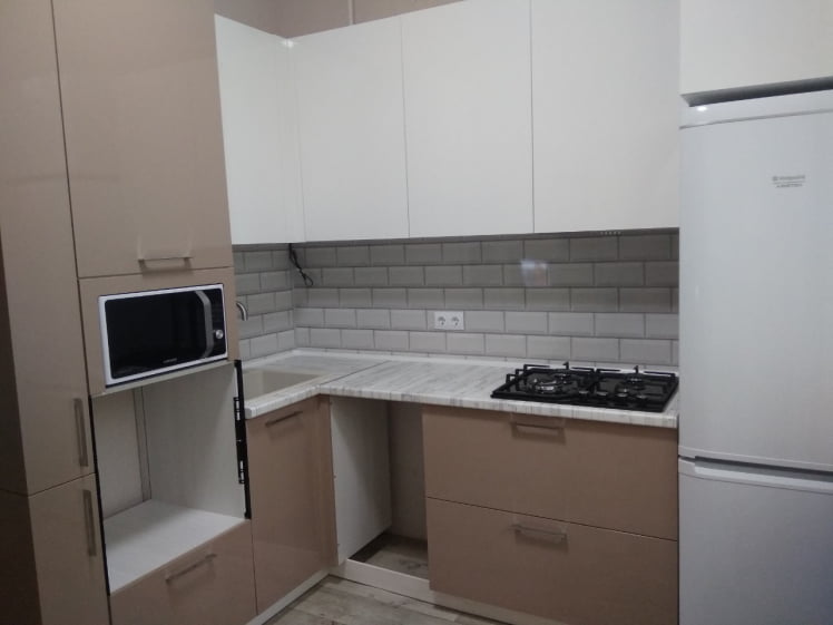 Глянцевый фартук (КОМПОЗИТ) КМ 10 Белый / KM_4