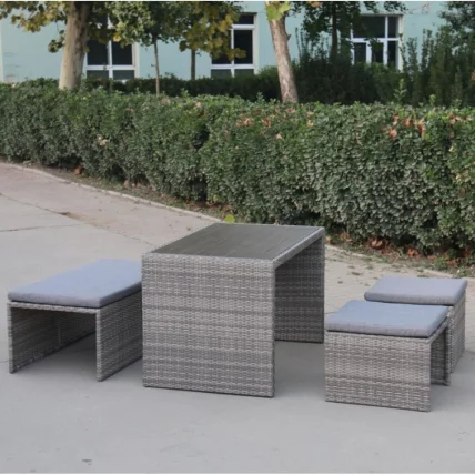 Плетеный диван-трансформер С330Г-В78 Грей / S330G-W78 Grey_0