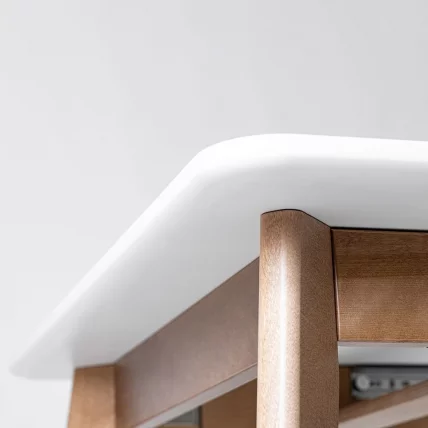 Стол обеденный Пегас Плус 120кс75 Морилка Дуб золотой Морилка Орех / Plus 120x75_4