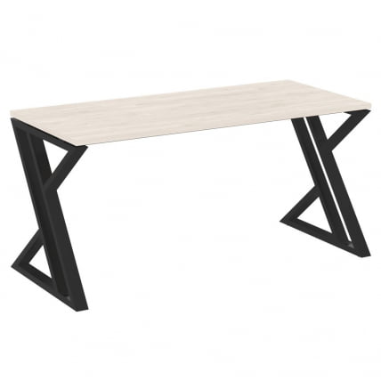 Стол рабочий ЛОФТ ВР.Л-СРЗ-4.7 Металл черный Денвер светлый / LOFT VR.L-SRZ-4.7_0