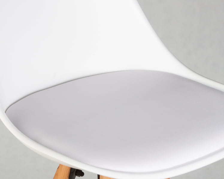 Стул полубарный ДОБРИН РОННИ Белый ЗЛ-В-02 / DOBRIN RONNI ZL-W-02_6