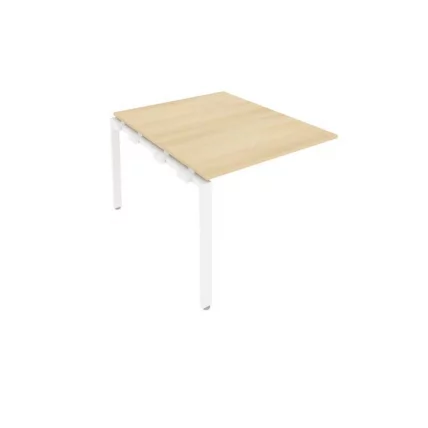 Проходной наборный элемент переговорного стола Метал Сйстем Б.ППРГ-1 Акация/Белый / Metal System_0