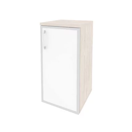 Шкаф низкий узкий правый ОНИКС О.СУ-3.2Р(Р) вхите Денвер Светлый / ONIX O.SU-3.2R(R) white_0