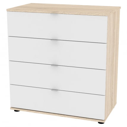 Комод Алиса(К1)856х801х459сторцевойручкой(ДСС-Белый) / Алиса(K1)856х801х459сторцевойручкой(ДСС-Белый)_0