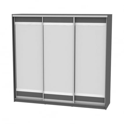 Шкаф-купе Б-230х235х60-1(Графит-Д10Д10Д10) / B-230х235х60-1(Графит-D10D10D10)_0