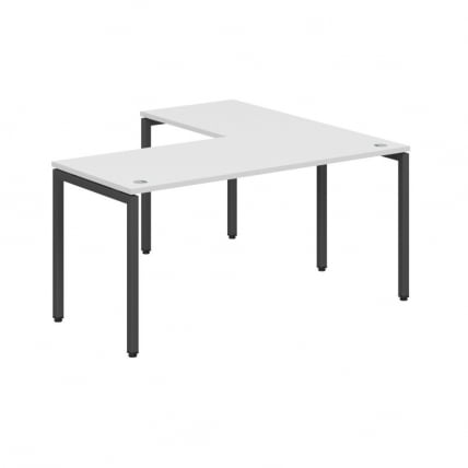 Стол угловой КСТЕН-С КССCТ 1615 Л Белый/антрацит / XTEN-S XSCT L_0