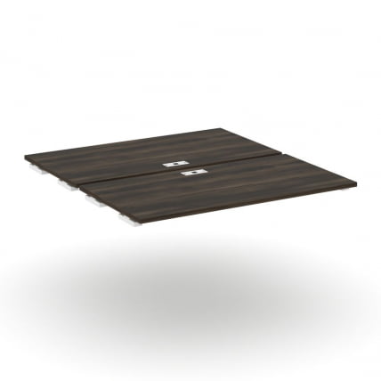 Двойной стол-приставка к двум опорным тумбам/шкафам CОНCЕПТ CН.ДСПР-007 Дуб Мали Белый / CONCEPT CN.DSPR-007_0