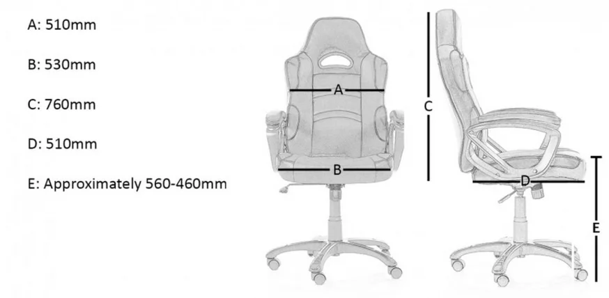 Геймерское кресло Ароззи Ензо Блаcк / Arozzi Enzo Black_7