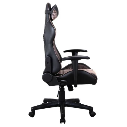 Кресло компьютерное БРАБИКС ГТ Расер ГМ-100 Черный-коричневый / BRABIX GT Racer GM-100_4