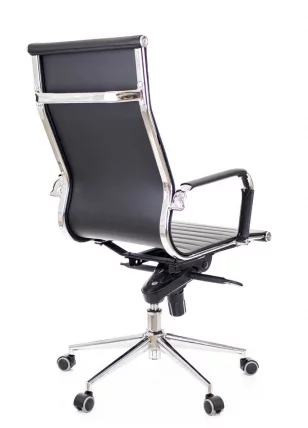 Кресло руководителя Еверпроф Рио М экокожа Черный / Everprof Rio_3