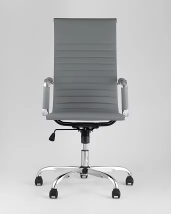 Кресло руководителя ТопЧаирс Ситй Серое / TopChairs City_2