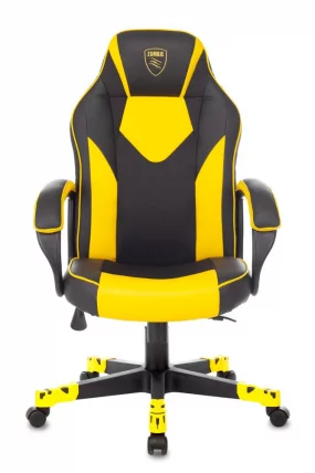 Геймерское кресло Зомбие ГАМЕ 17 Черный-желтый / Zombie GAME_1