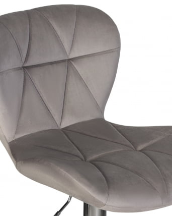 Стул барный ДОБРИН БАРНИ Серый велюр МДЖ9-75 / DOBRIN BARNY MJ9-75_6