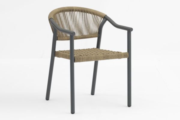 Стул Сйна светло-коричневый серые ножки / Syna_1