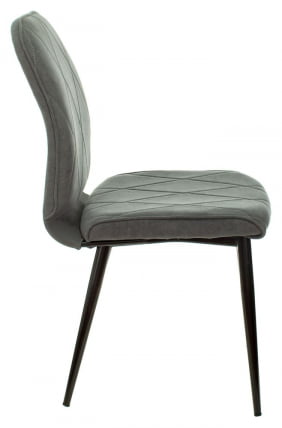 Стул для кухни Бюрократ КФ-3 Серый Алфа 44 / KF-3 Alfa_2