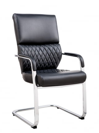 Кресло офисное Еверпроф Пресидент CФ Экокожа Черный / Everprof President CF_0