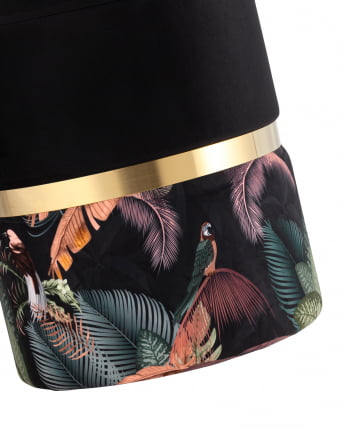 Пуф Кэрри с ящиком велюр Тропиc без ножек / Tropic_4