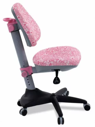 Кресло детское Бюрократ КД-2 ПК/ХЕАРТС-ПК Розовый сердца / KD-2 PK/HEARTS-PK_2