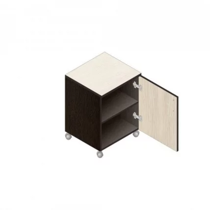 Тумба подкатная Р.Т-1 Венге/Дуб молочный_0