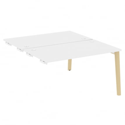 Стол-приставка двойной к опорным элементам ОНИКС ВООД ОВ.Д.СПР-3.8 Белый Бриллиант/Светлый / ONIX WOOD OW.D.SPR-3.8_0