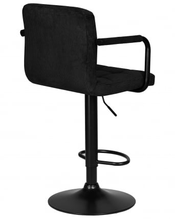 Стул барный ДОБРИН КРУГЕР АРМ БЛАCК (черный вельвет (ЛАР-Е2041-52)) / DOBRIN KRUGER ARM BLACK (LAR-E2041-52))_3