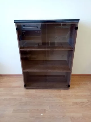 Шкаф со стеклянными дверьми и топом ТМC 85.2 (Дуб Каньон) / TMC_6