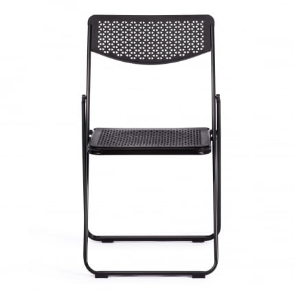Стул складной ФОЛДЕР (мод. 3016) каркас: металл, сиденье/спинка: пластик, 48,5 х 48 х 82,5 см, блаcк (черный) / FOLDER (mod. black_4